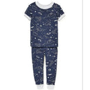 Little Me - Dog 4 Pieces Cotton Pajamas, Blue Multi Image 3
