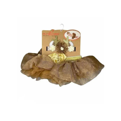 Little Me - Elly & Emmy Baby 2 Piece Tutu & Headband Set, 0/12M Image 1