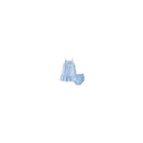 Little Me Embroidered Sundress - Blue  Image 1