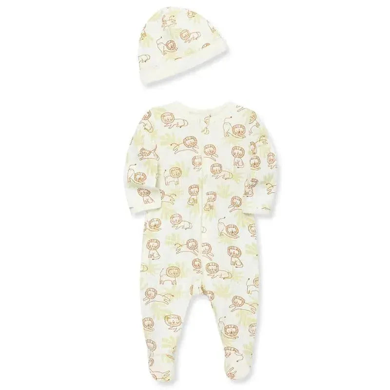 Little Me - Focus Kids Desert Tropics Footie & Hat Image 1