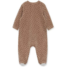 Little Me - Fuzzy Bear Footie, Brown Image 2