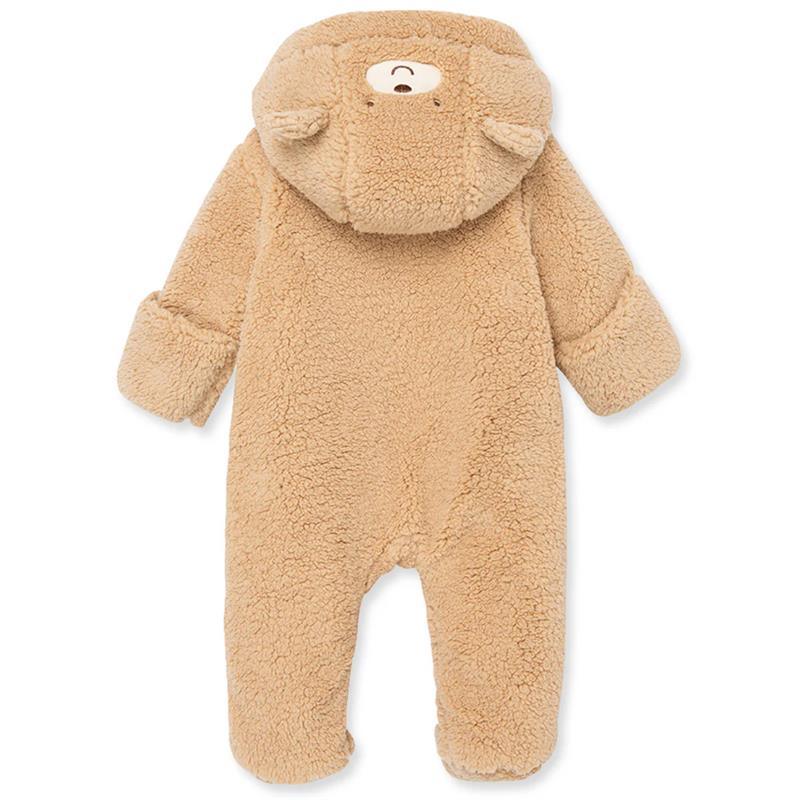 Little Me - Fuzzy Bear Pram, Tan  Image 3