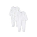 Little Me - Giraffes Footie 2 Pk, White Image 1