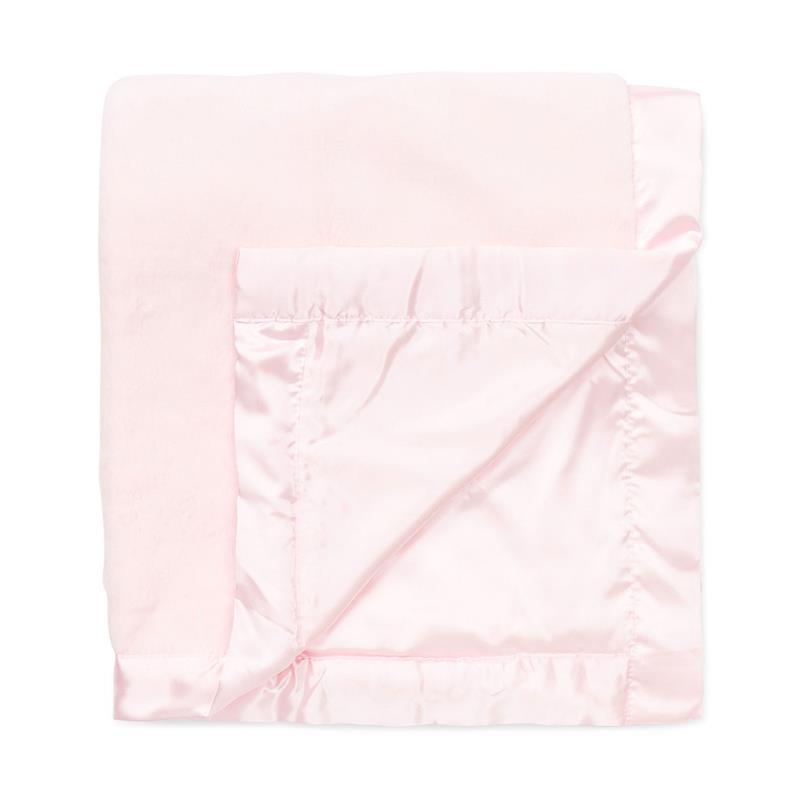 Little Me - Girl Pink Stroller Blanket One Size, Light Pink Image 1
