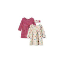 Little Me - Heart Knit Dress Set 2Pk, Oatmeal  Image 1