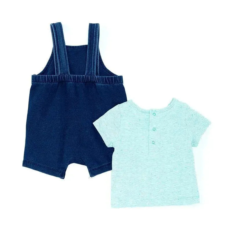 Little Me - Island Shortall Set, Blue Image 3