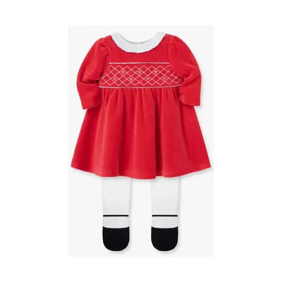 Little Me - Joyful Dress Set, Red  Image 1