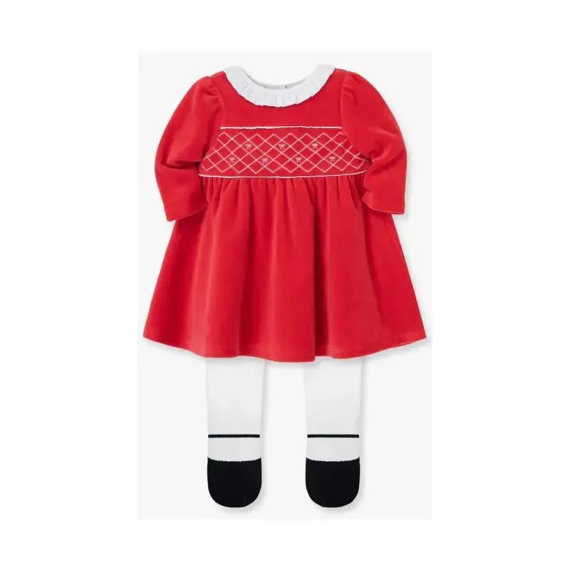Little Me - Joyful Dress Set, Red  Image 1