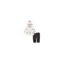 Little Me - Star Hood Cardigan Set.