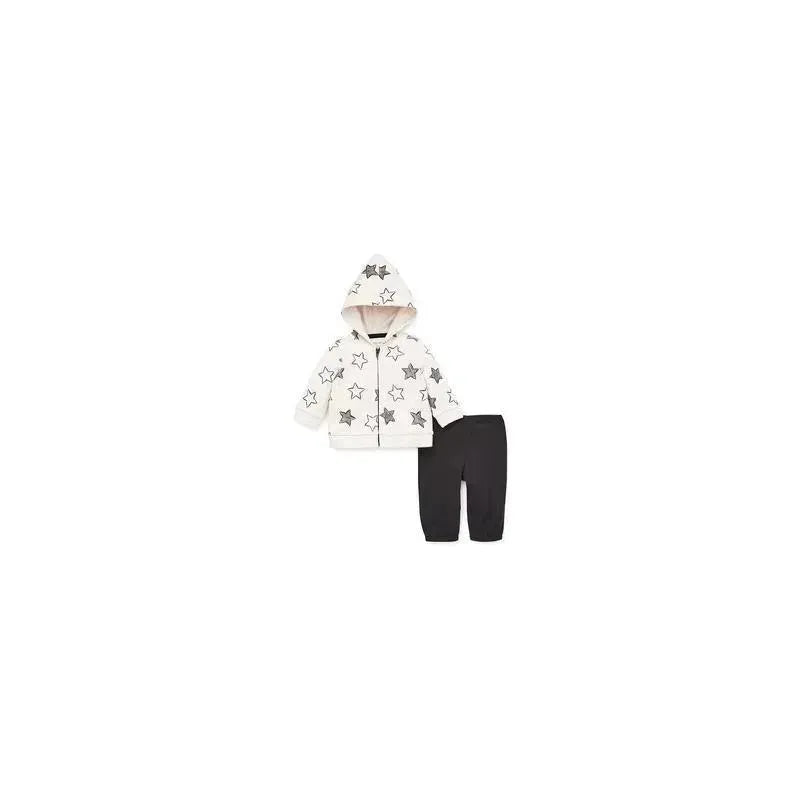 Little Me - Star Hood Cardigan Set.