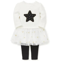 Little Me Star Tutu Play Set White/Black Image 2