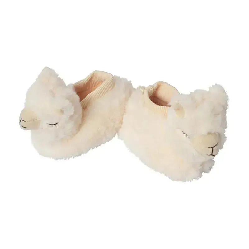 Little Me - Vanilla Cream Faux Fur Llama, 0/6M Image 2