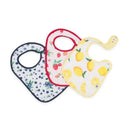 Little Unicorn 3-Pack Cotton Muslin Classic Bib - Berry Lemonade Image 1