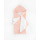 Little Unicorn - Cotton Infant Hooded Towel & Wash Cloth, Rose Petal Image 1