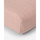 Little Unicorn Cotton Muslin Changing Pad Cover - Rose Petal Image 4