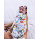 Little Unicorn Cotton Muslin Single Swaddle In Meadow Image 15