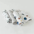 Little Unicorn Cotton Muslin Swaddle Ground Control (3-Pack) Image 2
