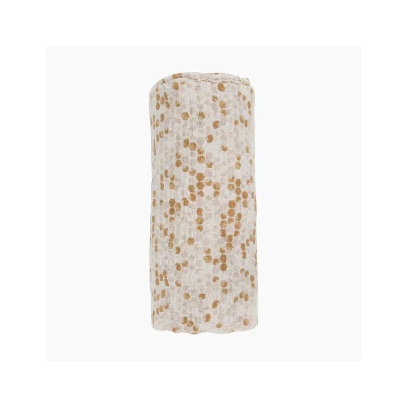 Little Unicorn - Cotton Muslin Swaddle Single, Honeycomb Image 5