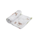 Little Unicorn - Cotton Muslin Swaddle Single, Oh Deer Image 1