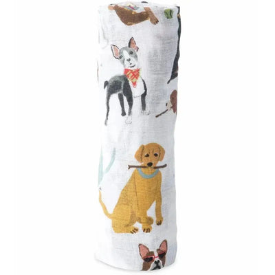Little Unicorn Cotton Muslin Swaddle Single - Woof Image 1