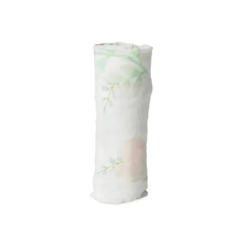 Little Unicorn - Deluxe Muslin Swaddle Single, Pink Peony Image 2