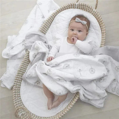 Living Textiles - 2Pk Dandelion Organic Muslin Swaddles Image 2