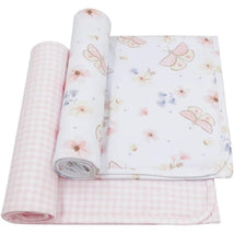 Living Textiles - 2Pk Fly Away Jersey Swaddle  Image 1