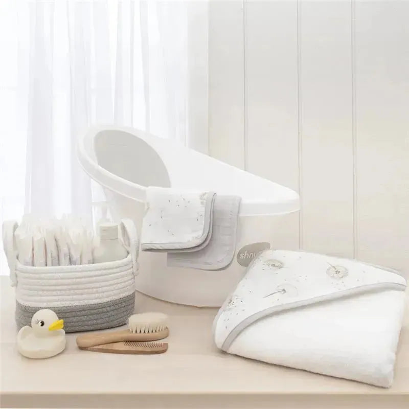 Living Textiles - 4Pk Baby Organic Muslin Washer Cloths, Dandelion Image 5