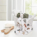Living Textiles - 4Pk BabyWash Cloths, Forest Retreat/Olive Dots Image 9