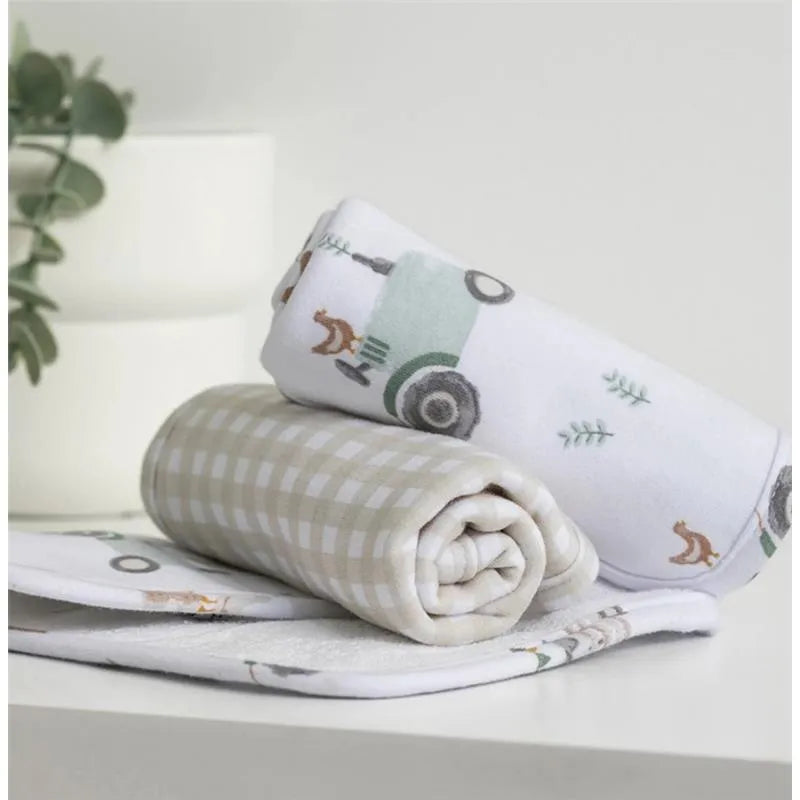 Living Textiles - 5Pc Bath Gift Set, Tractor Ride Image 3