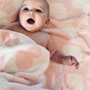 Living Textiles Chenille Baby Blanket - Pink Hearts Image 4