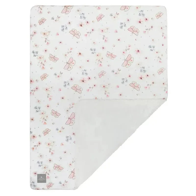 Living Textiles - Jersey Sherpa Blanket, Premium Cute Cozy Fabric, Fly Away  Image 2