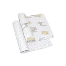 Living Textiles - Jersey Swaddle, 2pk, Savanna Babies Image 1