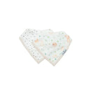 Loulou Lollipop - Bib Set Muslin, Bunny Meadow Image 1