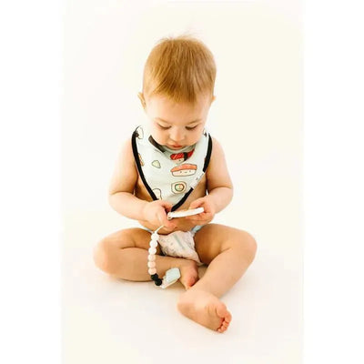 Loulou Lollipop - Bib Set Muslin, Sushi/Taco Image 2