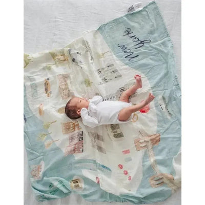 Loulou Lollipop Blanket | New York Bamboo Swaddle  Image 1