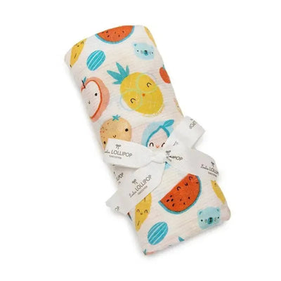 Loulou Lollipop Cutie Fruits Swaddle.