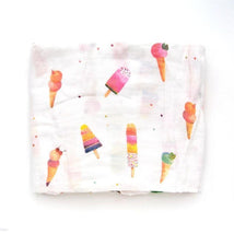 Loulou Lollipop Ice Cream Bamboo Swaddle Blanket Image 1