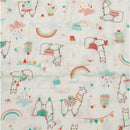 Loulou Lollipop - Llama Rainbow Swaddle Blanket 1Pk Image 5