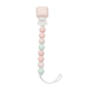 Loulou Lollipop - Lolli Gem Silicone Pacifier Clip, Pink Mint Image 1