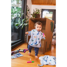 Loulou Lollipop Long Sleeve Bib - Magical Dragons Image 2