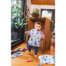 Loulou Lollipop Long Sleeve Bib - Magical Dragons Image 2