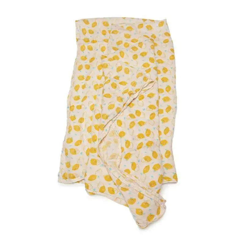 Loulou Lollipop Muslin Baby Swaddle - Cutie Lemon Image 3