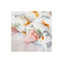 Loulou Lollipop Muslin Baby Swaddle - Safari Jungle Image 4