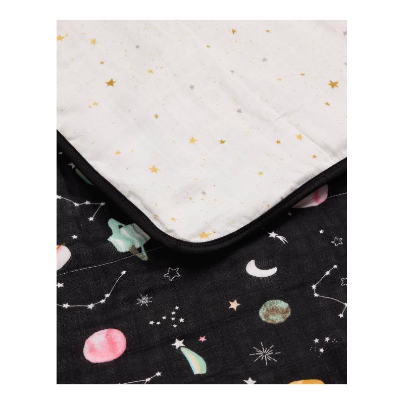 Loulou Lollipop Muslin Quilt, Planets Image 3