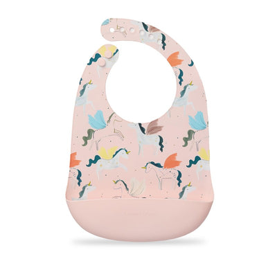 Loulou Lollipop Silicone Bib - Unicorn Ballet Image 1