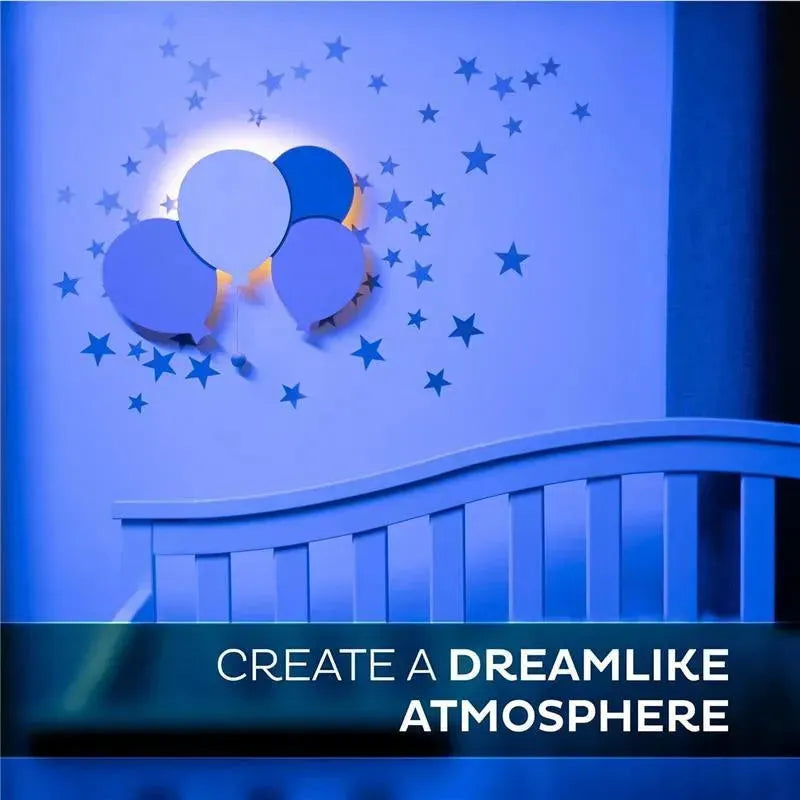 LumieWorld - Lumipets Lighted Balloons, Nursery Night Light, Wall Mounted Lighted Image 6