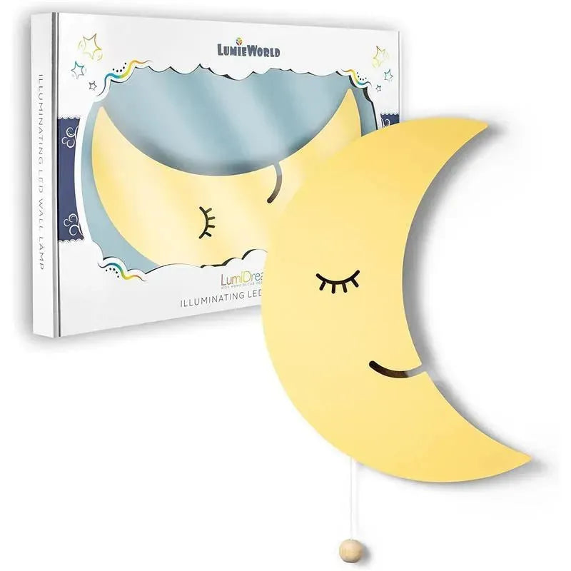 LumieWorld - Lumipets Moon Wall Light, Nursery Night Light, Wall Mounted Lighted Image 5