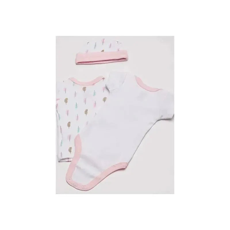 Luvable Friends - 4Pk Baby Girl Cotton Preemie Layette Set Image 2