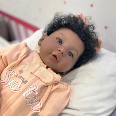 Reborn Baby Doll - African American Vinyl, Shyann 2 Image 1